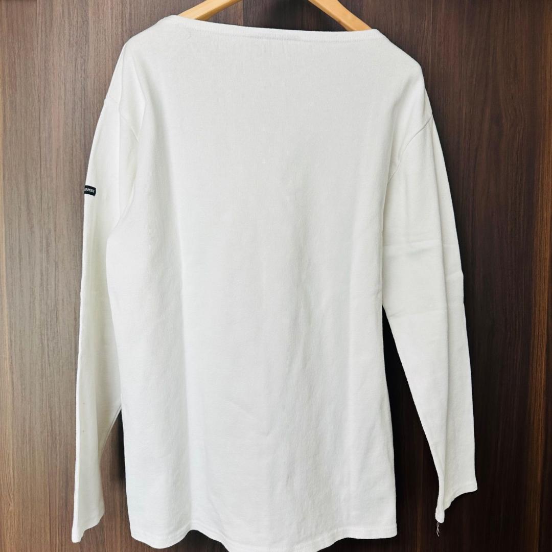 st james セントジェームス ホワイト バスクシャツ 美品人