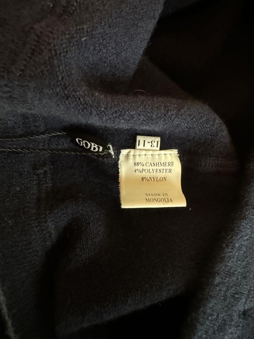新品・未使用】カシミヤレギンス ブラック