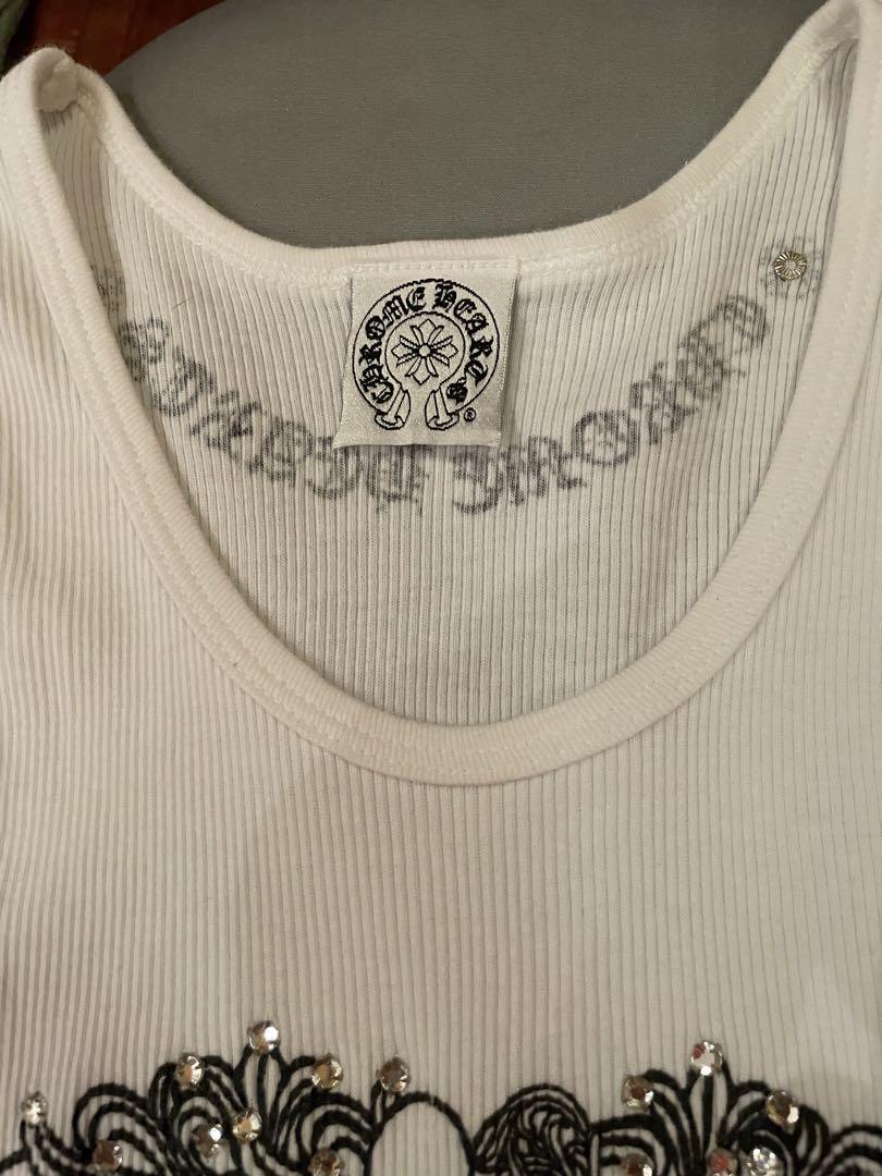 CHROME HEARTS クロムハーツ USA LOGO Tank Top ロゴタンク