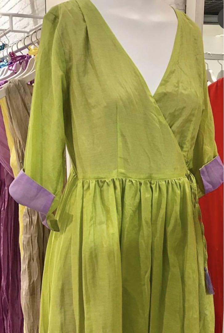 マイランMYLANカシュクールワンピ￥50600 レディース