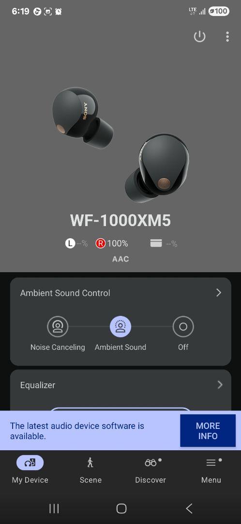 SONY イヤホンWF-1000XM5 ブラック