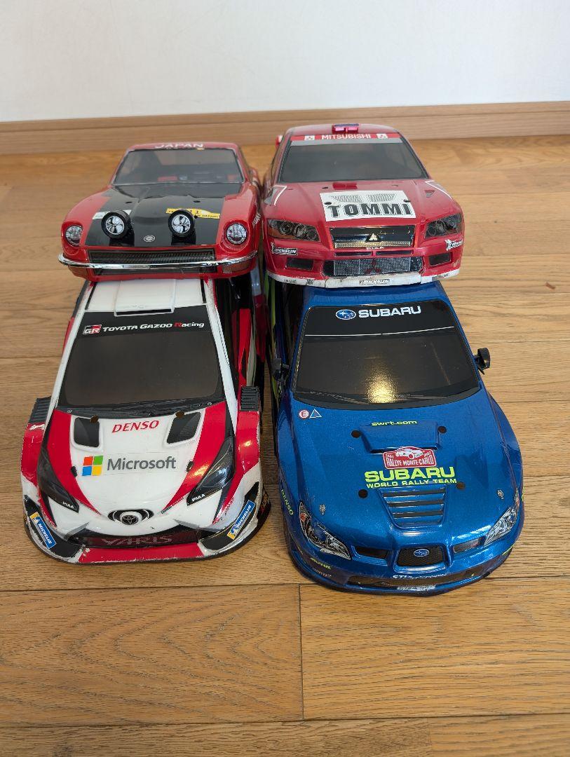 ラジコンカー ボディ(ラリー)4台セット