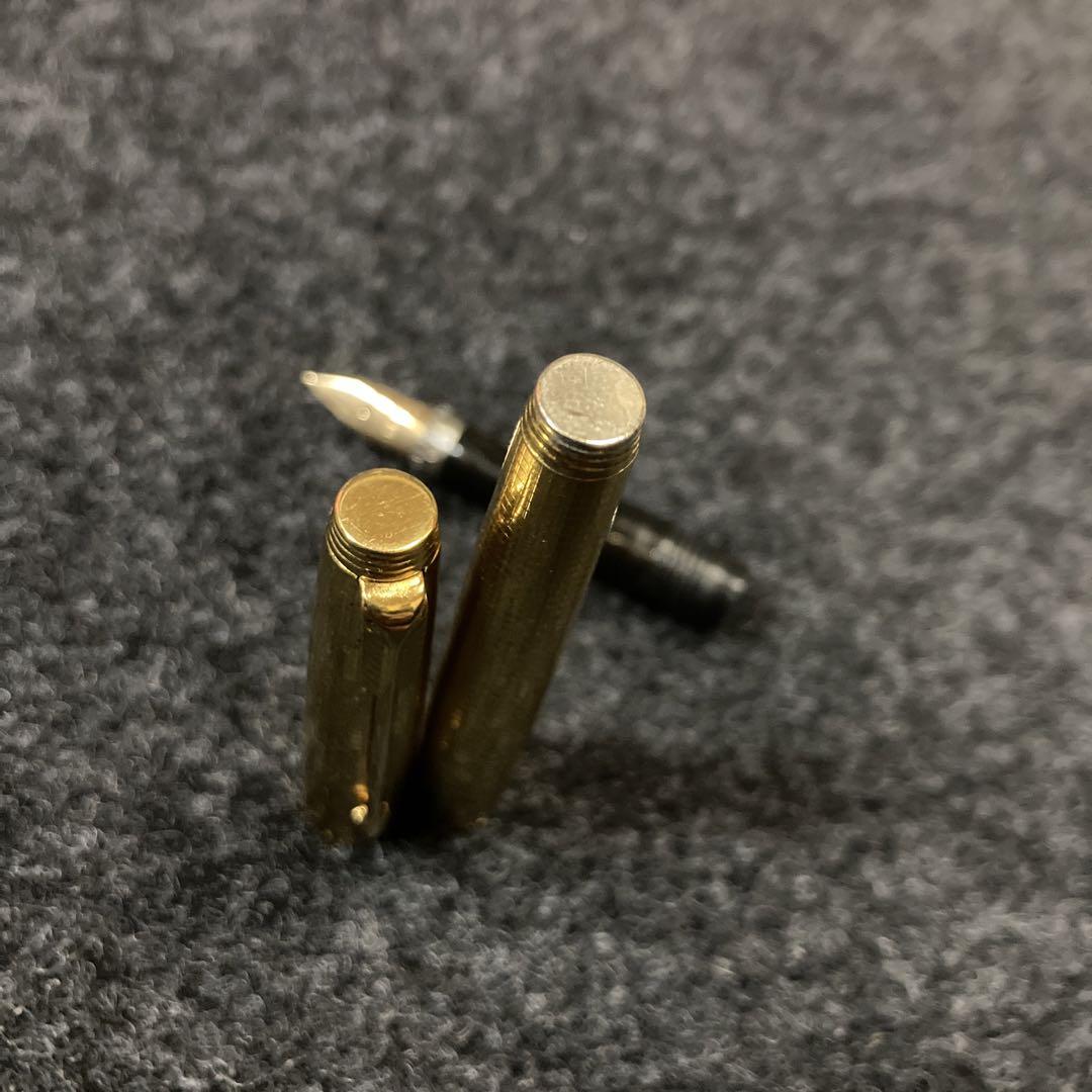 超格安価格 ✨初期型0目盛✨ Fニブ 65 14KGF 金張り PARKER75 筆記具