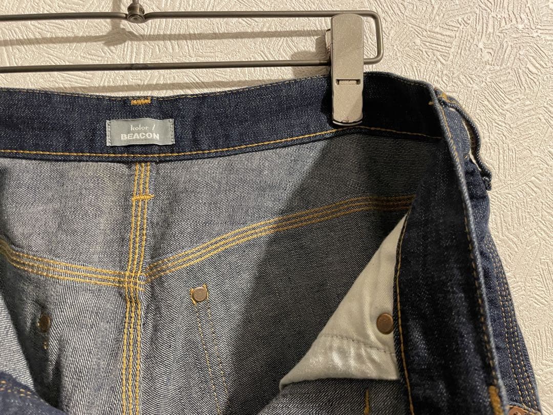 Kolor BEACON ペインター デニム ショーツ / カラー ビーコン