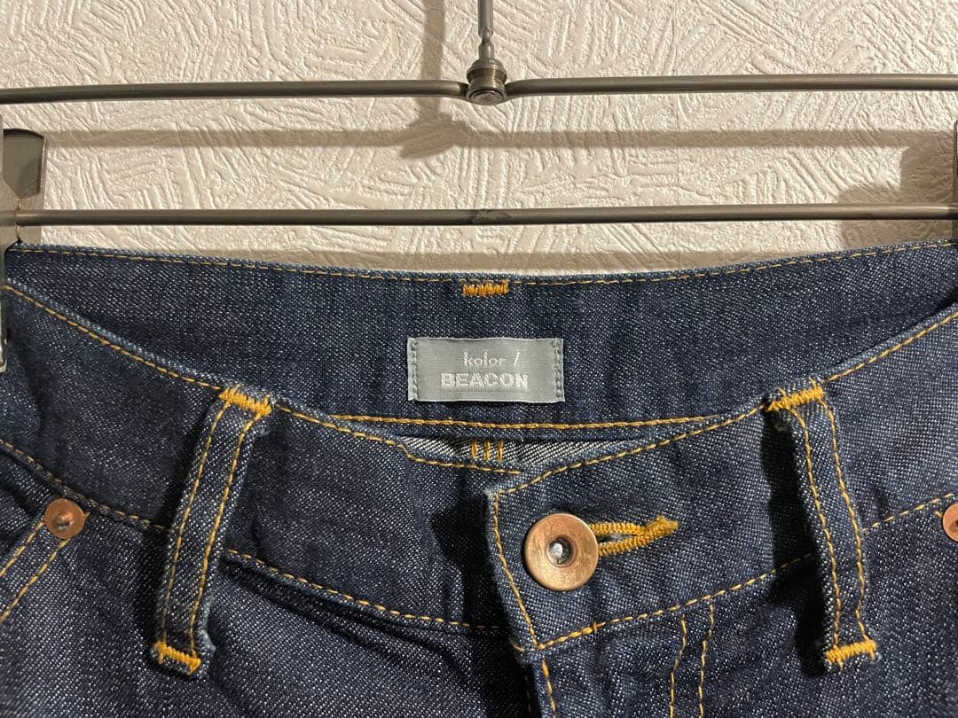 Kolor BEACON ペインター デニム ショーツ / カラー ビーコン