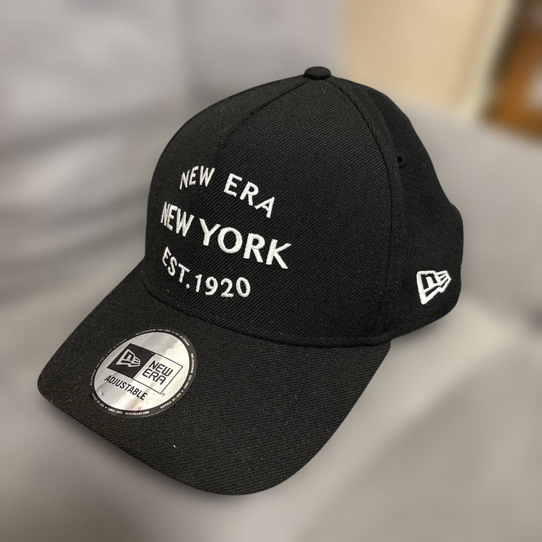 New Era ブラック ベースボールキャップ - メルカリ