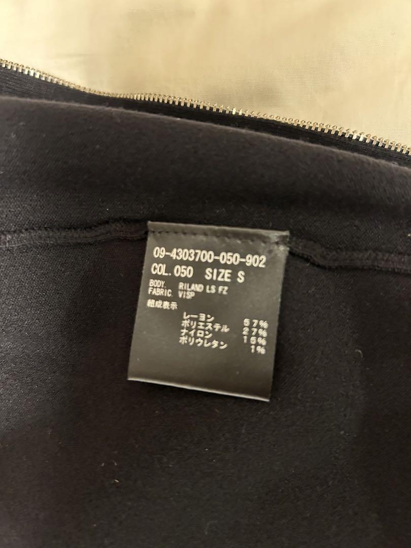 【新品未使用・タグ，レシート付】Theory ジップアップ ニット　S（M相当）