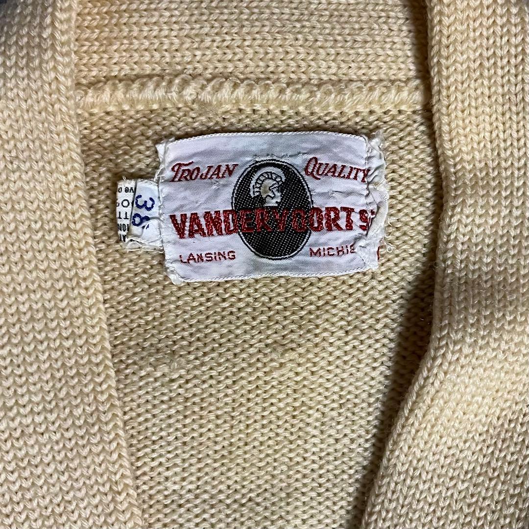 50s USA製 レタード カーディガン vintage 50s USA製 レタード カーディガン vintage