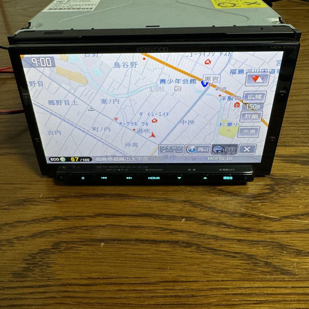 ケンウッド　MDV-Z700 地図データ2012年 KENWOOD