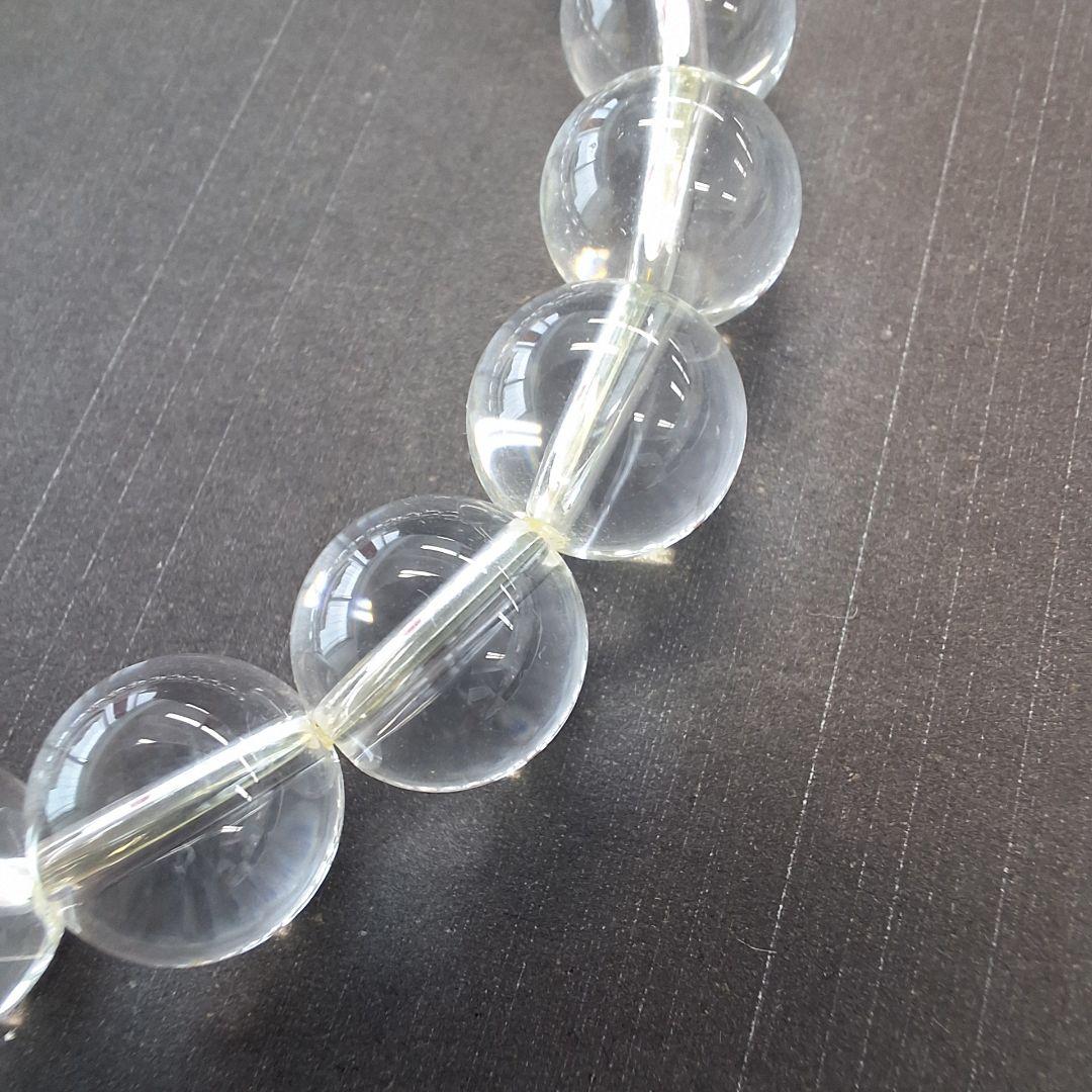 天然石　ブレスレット　水晶　カンチェン ジュンガ産　10mm18cm　BR-66