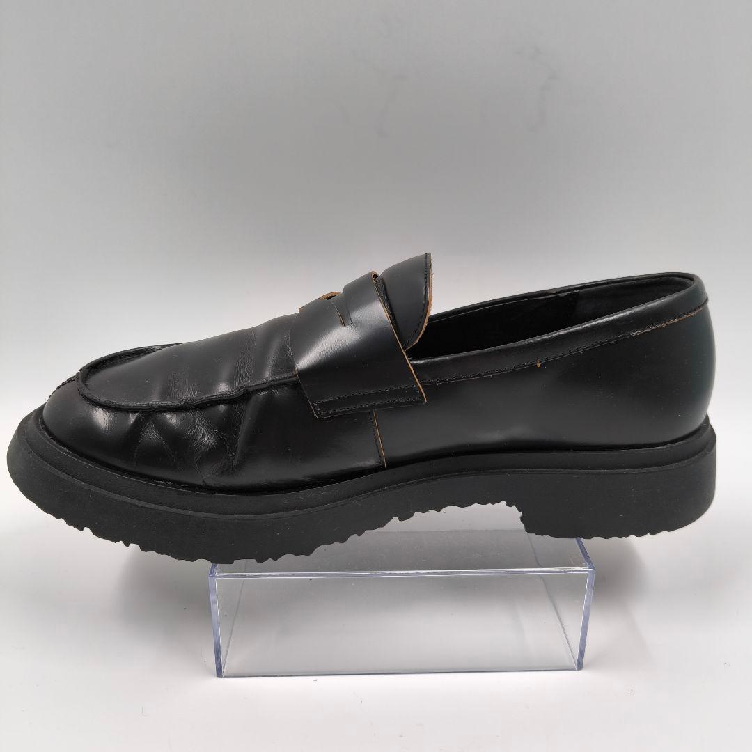 【カンペール】ウォールデン 27.5 コインローファー 黒 レザー 厚底 【カンペール】ウォールデン 27.5 コインローファー 黒 レザー 厚底