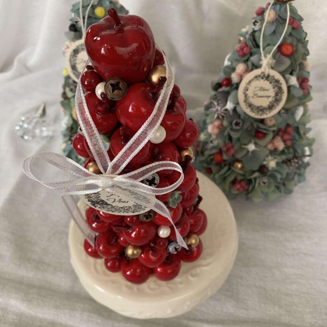 クロミ様専用 Xmasツリー 3セット クリスマス飾り りんご 雑貨 飾り