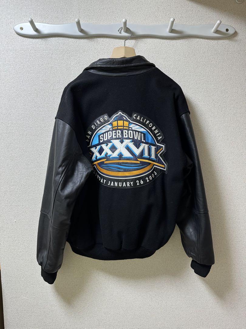 レア 【NEW YORK GIANTS】 レザージャケット NFL スタジャン