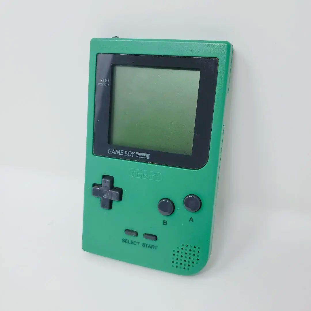 Nintendo  ゲームボーイポケット グリーン　※動作確認済み 箱付き】ゲームボーイポケット グリーン 動作確認 MGB-001