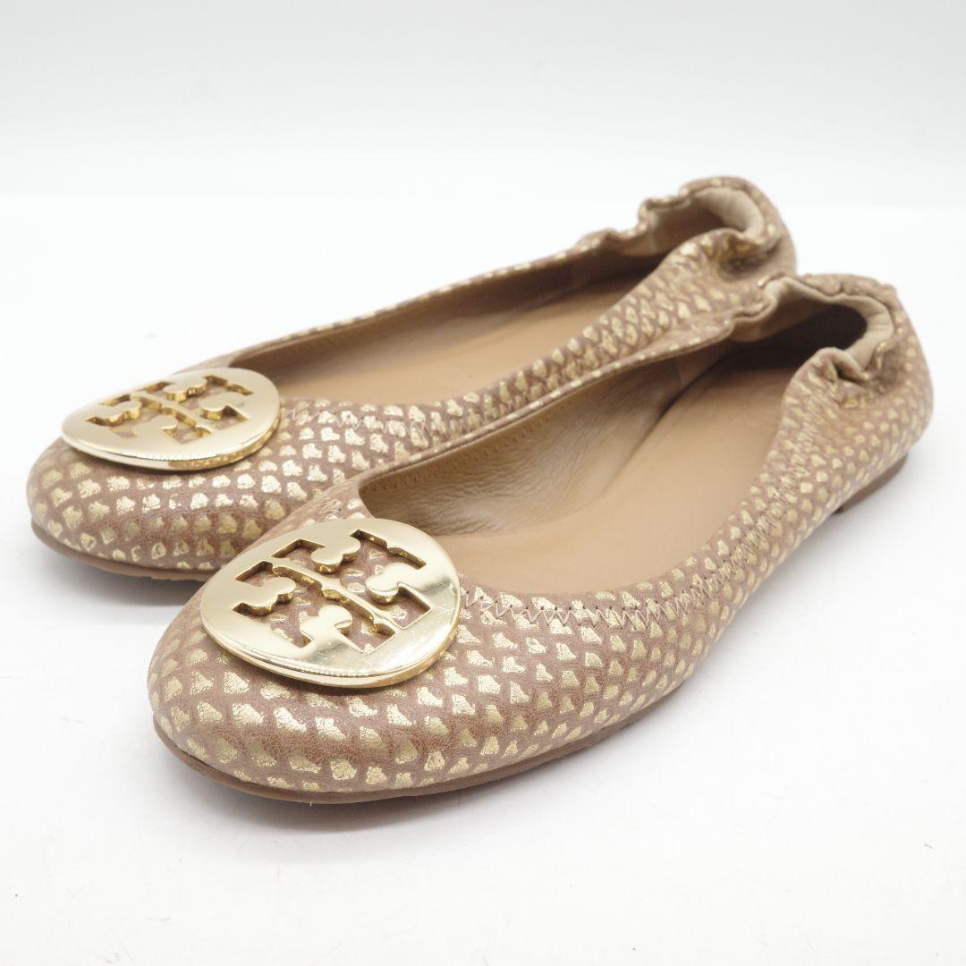 ⭐未使用トリーバーチ フラットシューズ24㎝ TORY BURCH トリーバーチ フラットシューズ バレエシューズ 約