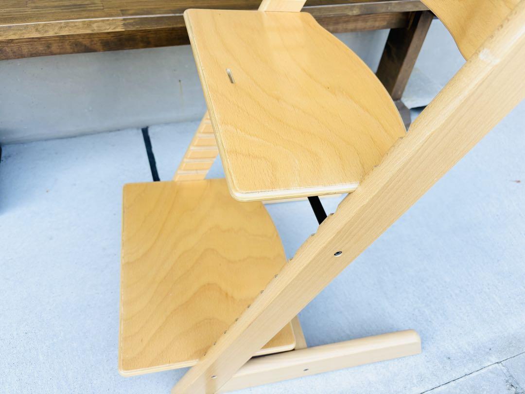 STOKKE トリップトラップ ベビーチェア ナチュラル 木製