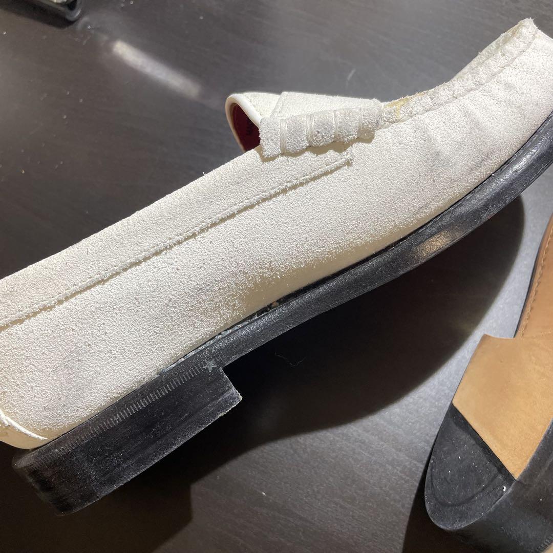 リーガル REGAL shoe&co. コインローファー 白23スエード950S リーガル REGAL shoe&co. コインローファー 白23スエード950S