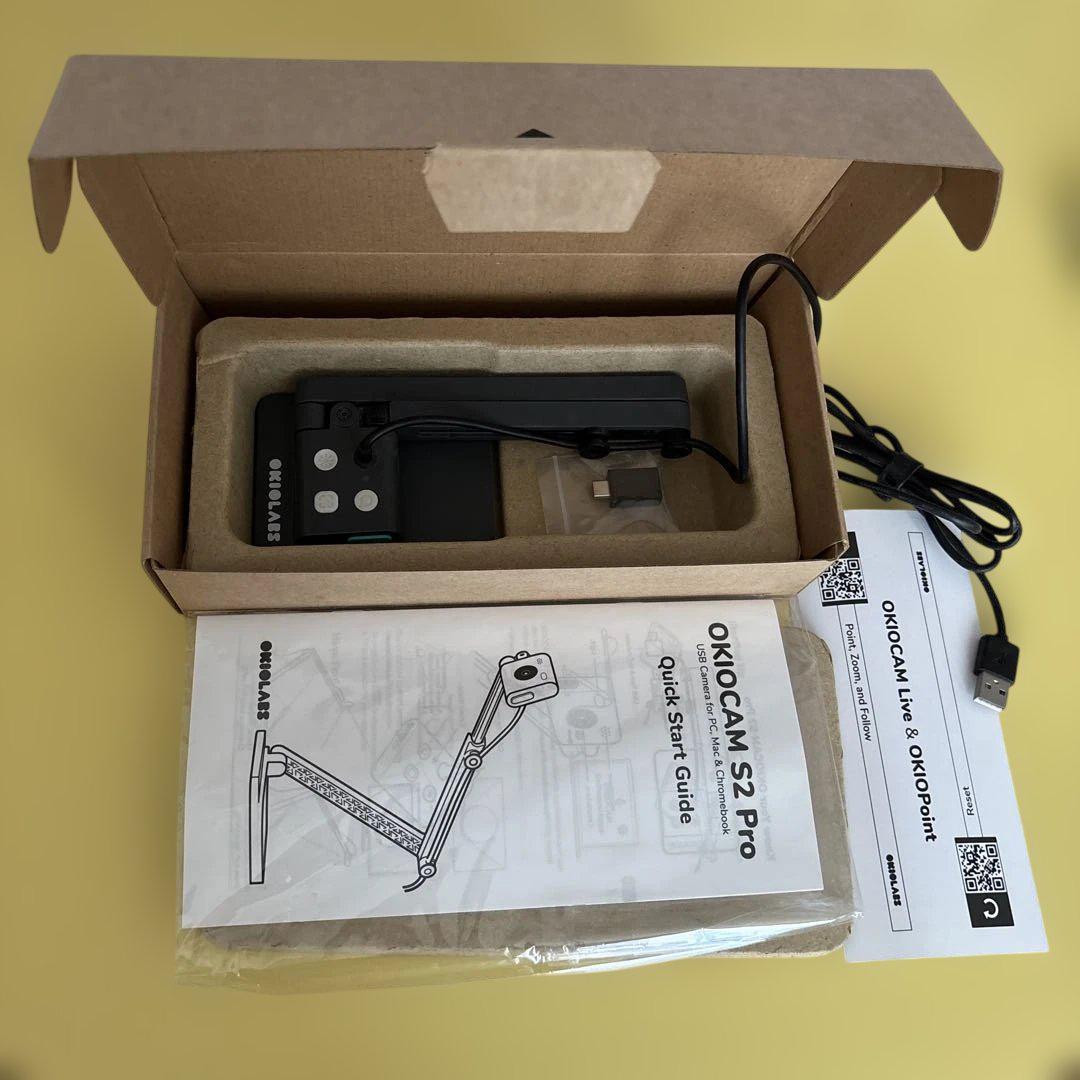 OKIOCAM S2 Pro スタンド付きウェブカメラ