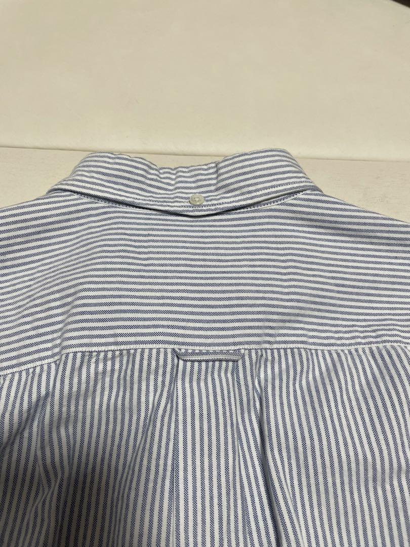 BEAMS PLUS  オックスフォード ストライプボタンダウンシャツ ブルー