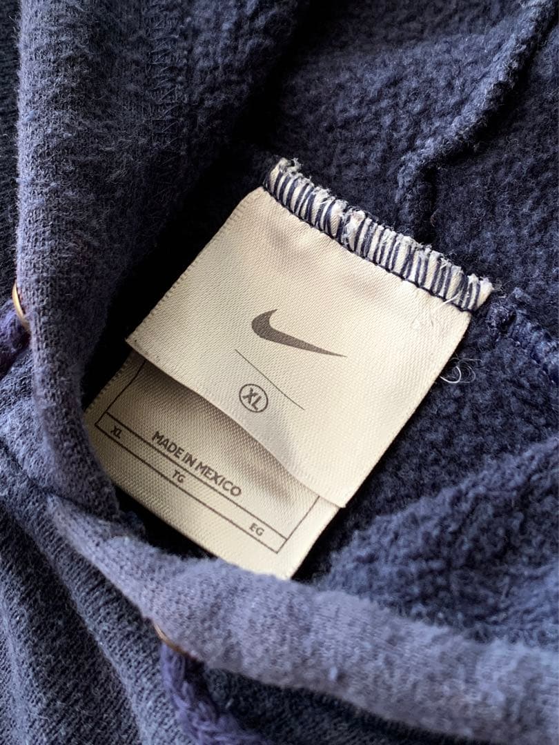 NIKE ナイキ スウェットパーカー 90s ビンテージ 刺繍 ロゴ メキシコ製 NIKE ナイキ スウェットパーカー 90s ビンテージ 刺繍 ロゴ メキシコ製