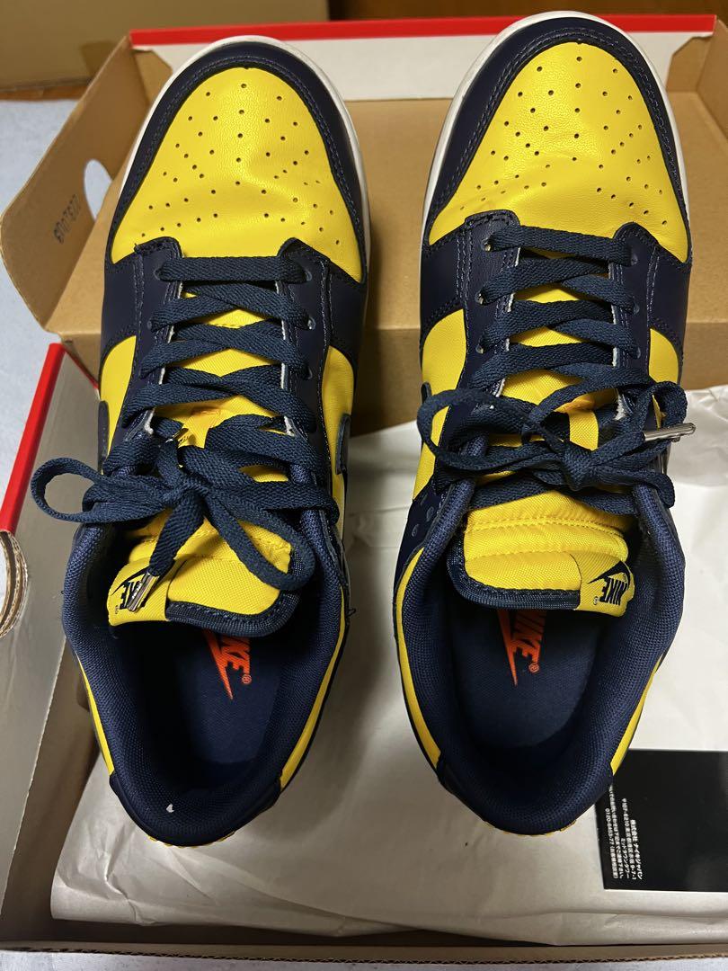 靴 NIKE DUNK LOW \"MICHIGAN\"