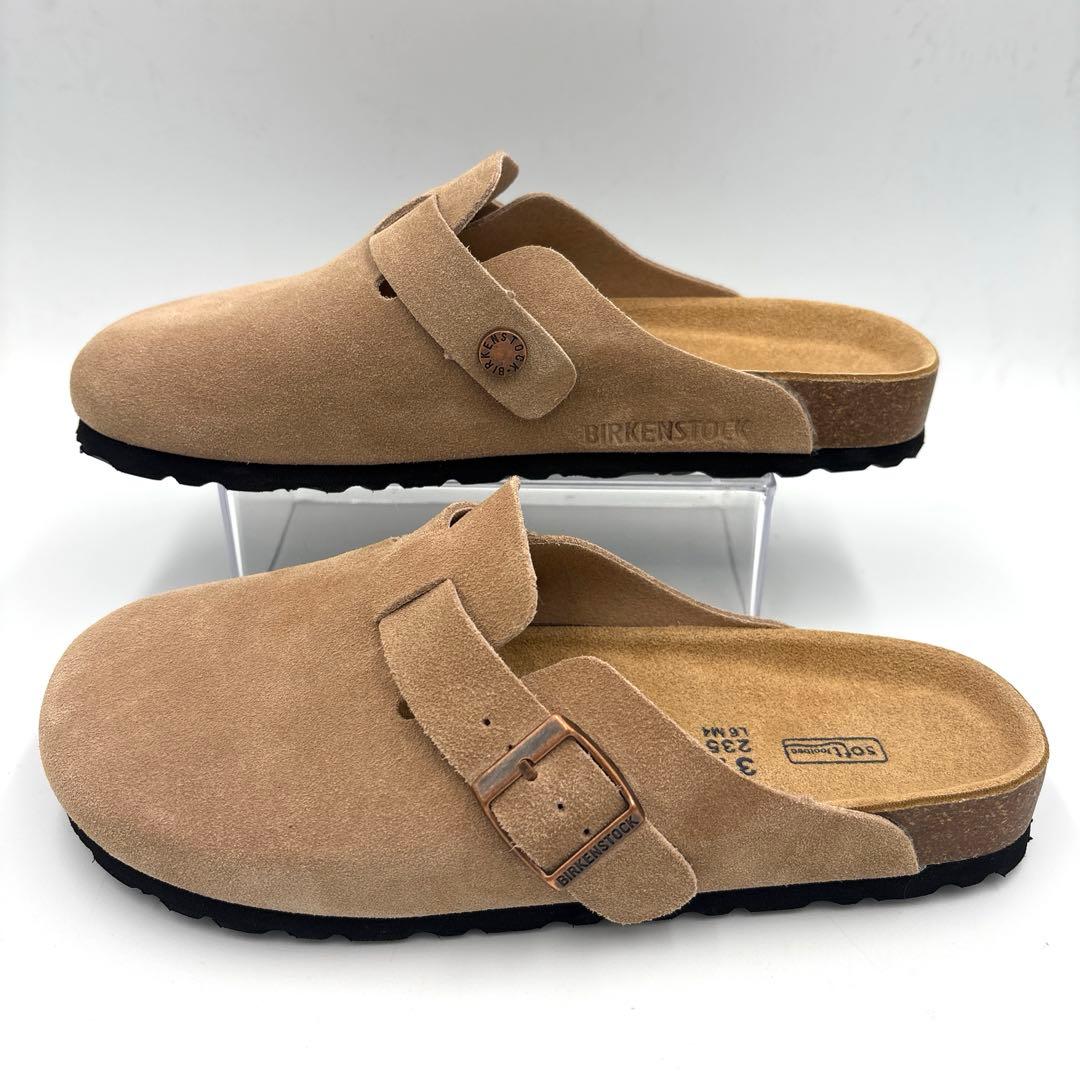 ビルケンシュトック ボストン ソフトフットベッド【37】23.5 ベージュ系