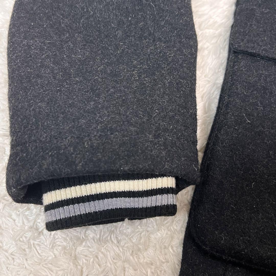 Fred Perry フレッドペリー ドンキーコート 肉厚 チェック ウール L