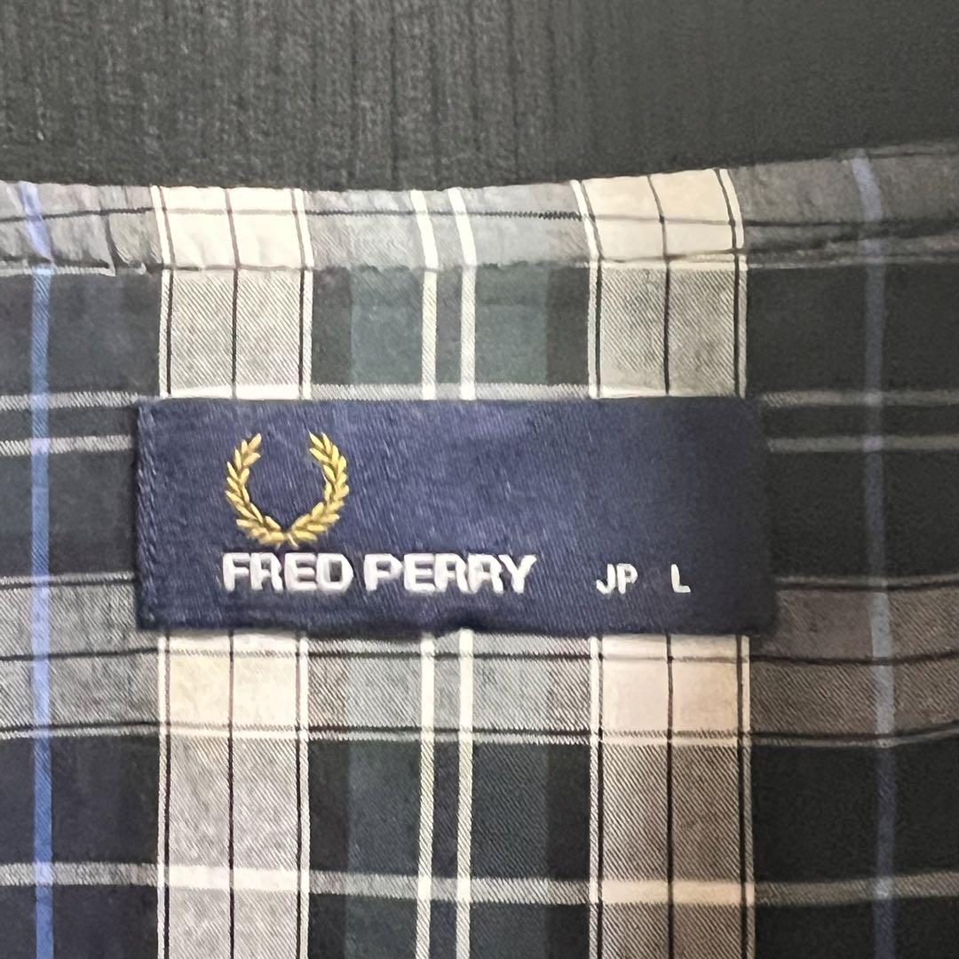 Fred Perry フレッドペリー ドンキーコート 肉厚 チェック ウール L