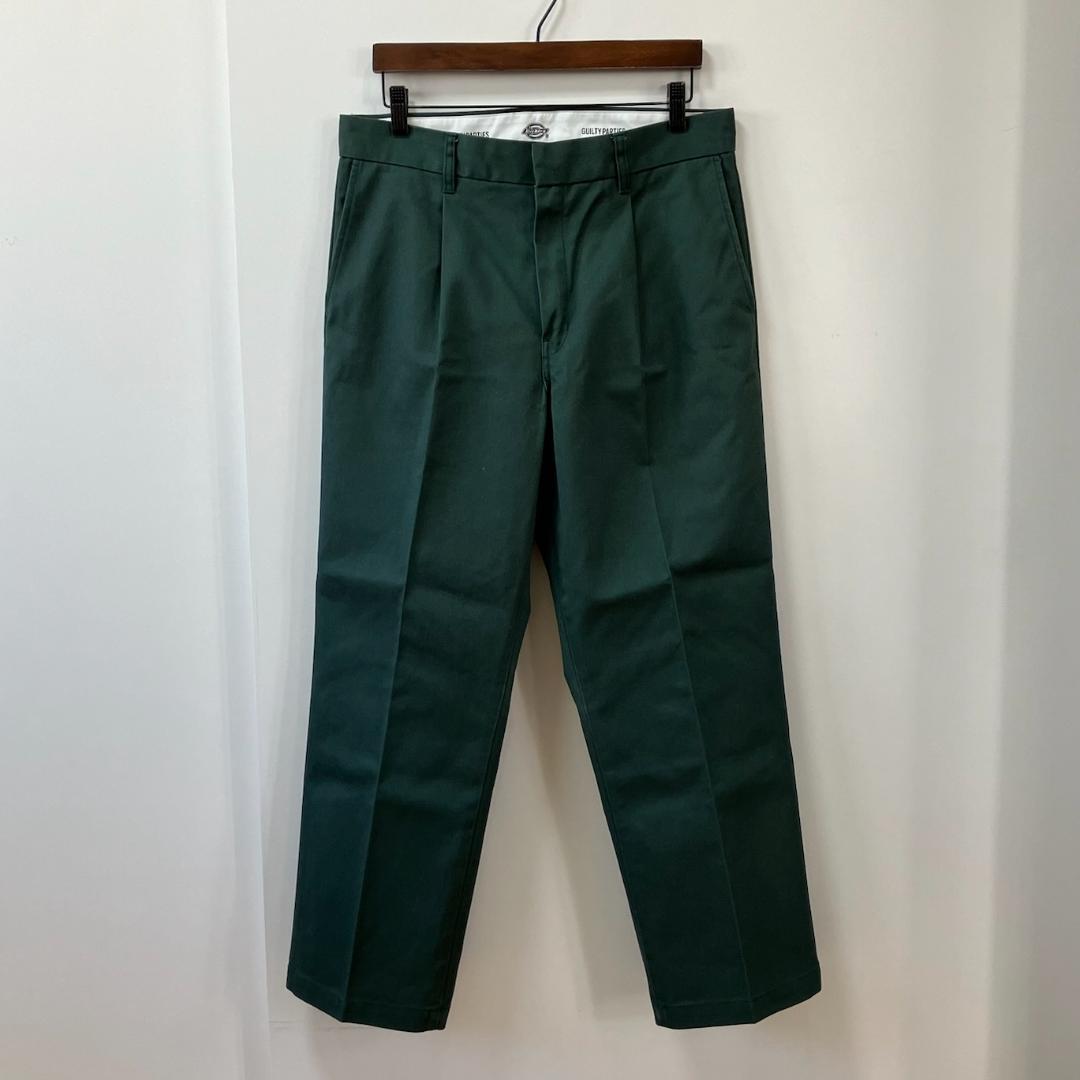 WACKO MARIA×DICKIES 22AW プリーツ トラウザー 緑 M