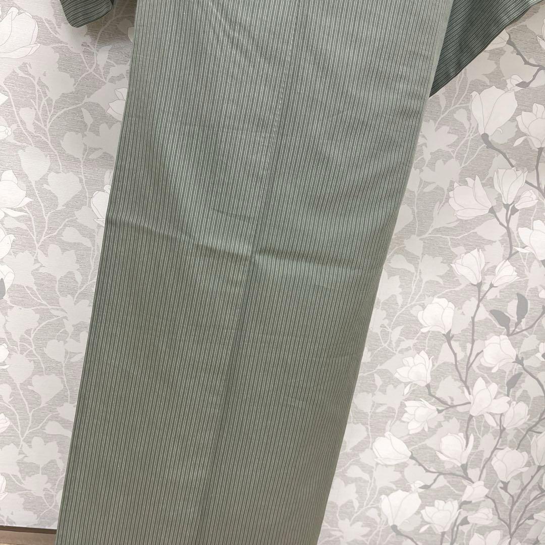 川越唐桟 縞 単衣木綿のきもの