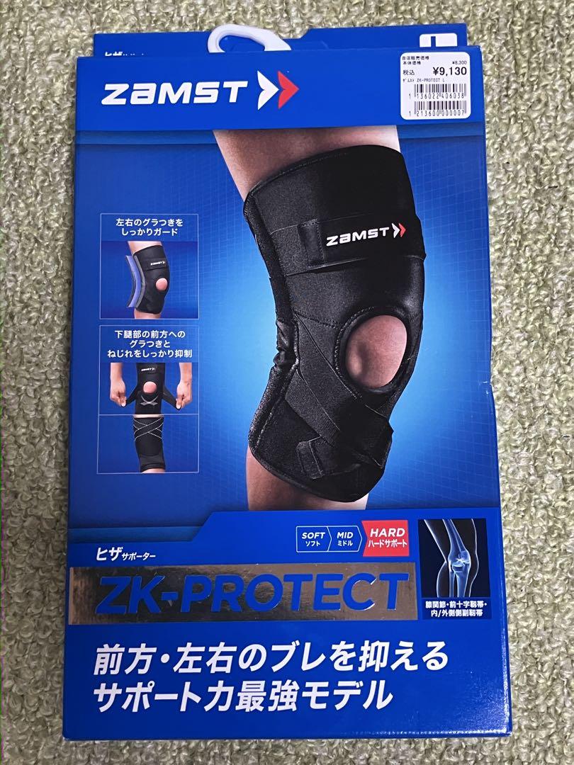 ZAMST ZK-PROTECT【Lサイズ】新品 楽天市場】ZAMST ザムスト ZK-PROTECT L ヒザ用サポーター 左右