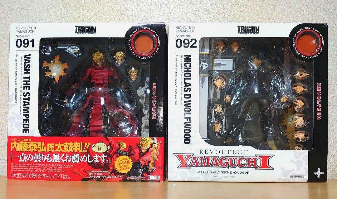海洋堂 トライガン リボルテックヤマグチ ニコラス ヴァッシュ フィギュア