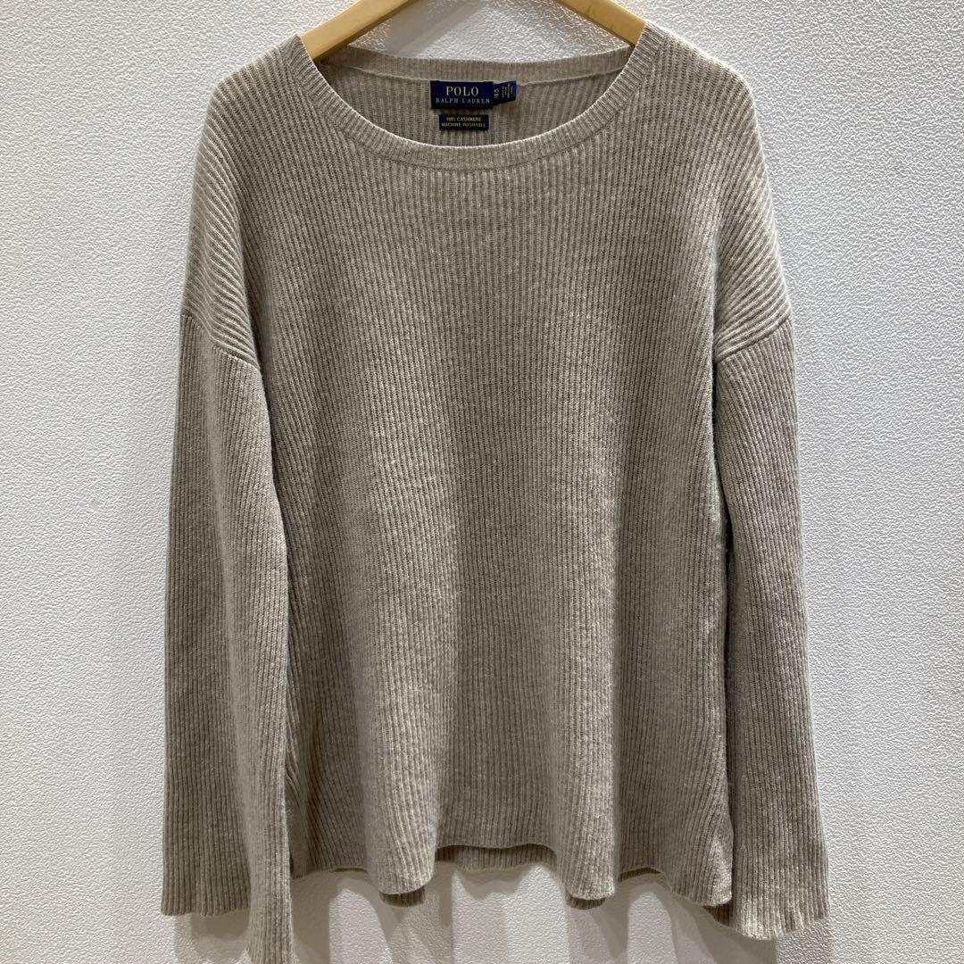 POLO RALPH LAUREN ラルフローレン カシミヤリブニット A384