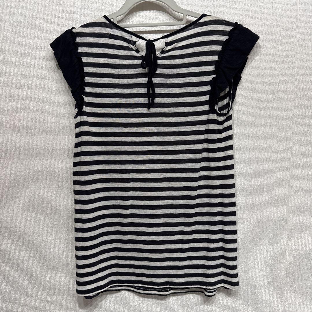 ◇バーバリーブルーレーベル◇ ボーダー Tシャツ ブルー 38 M