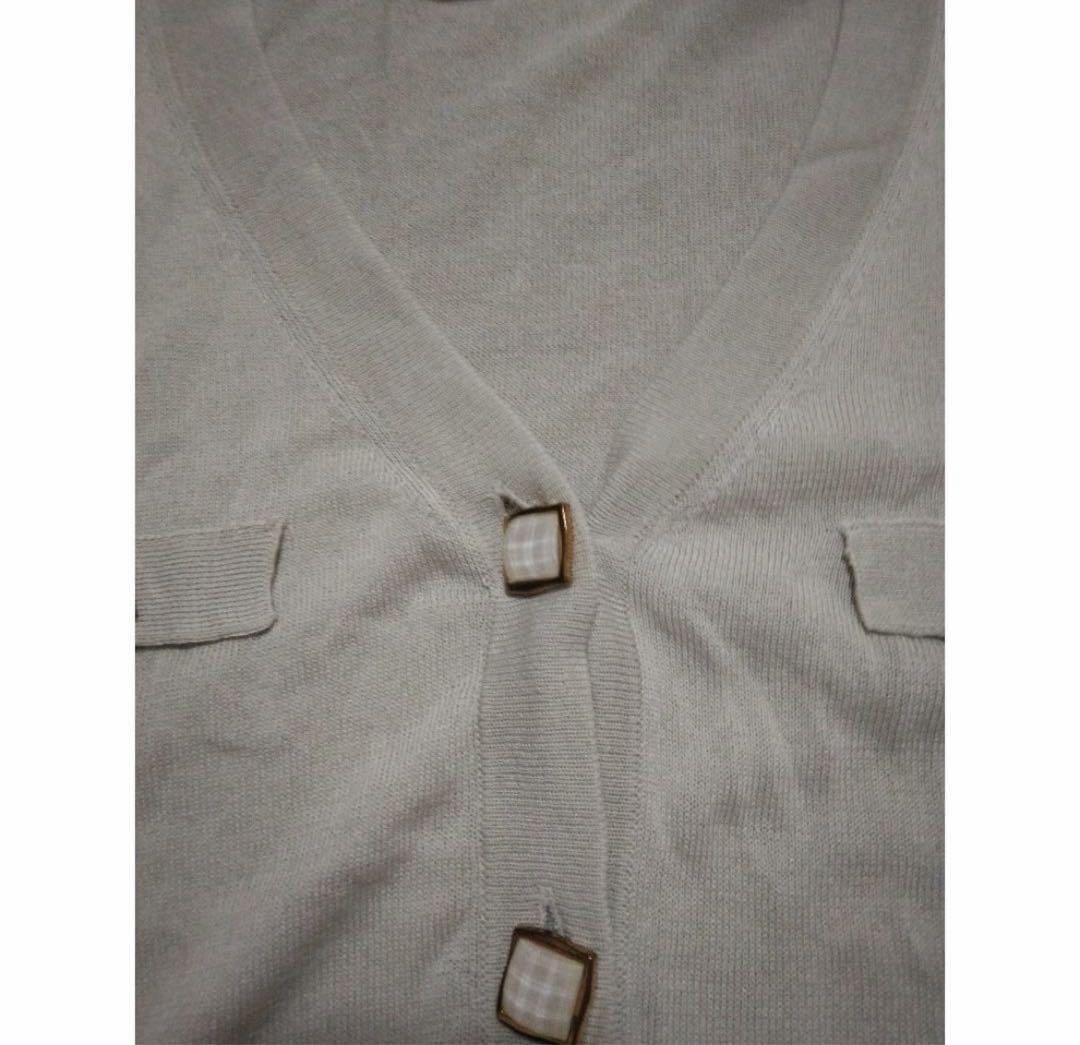 最終値下げ　新品　herlipto UVカーディガン　sand. herlipto UVカーディガン sand.
