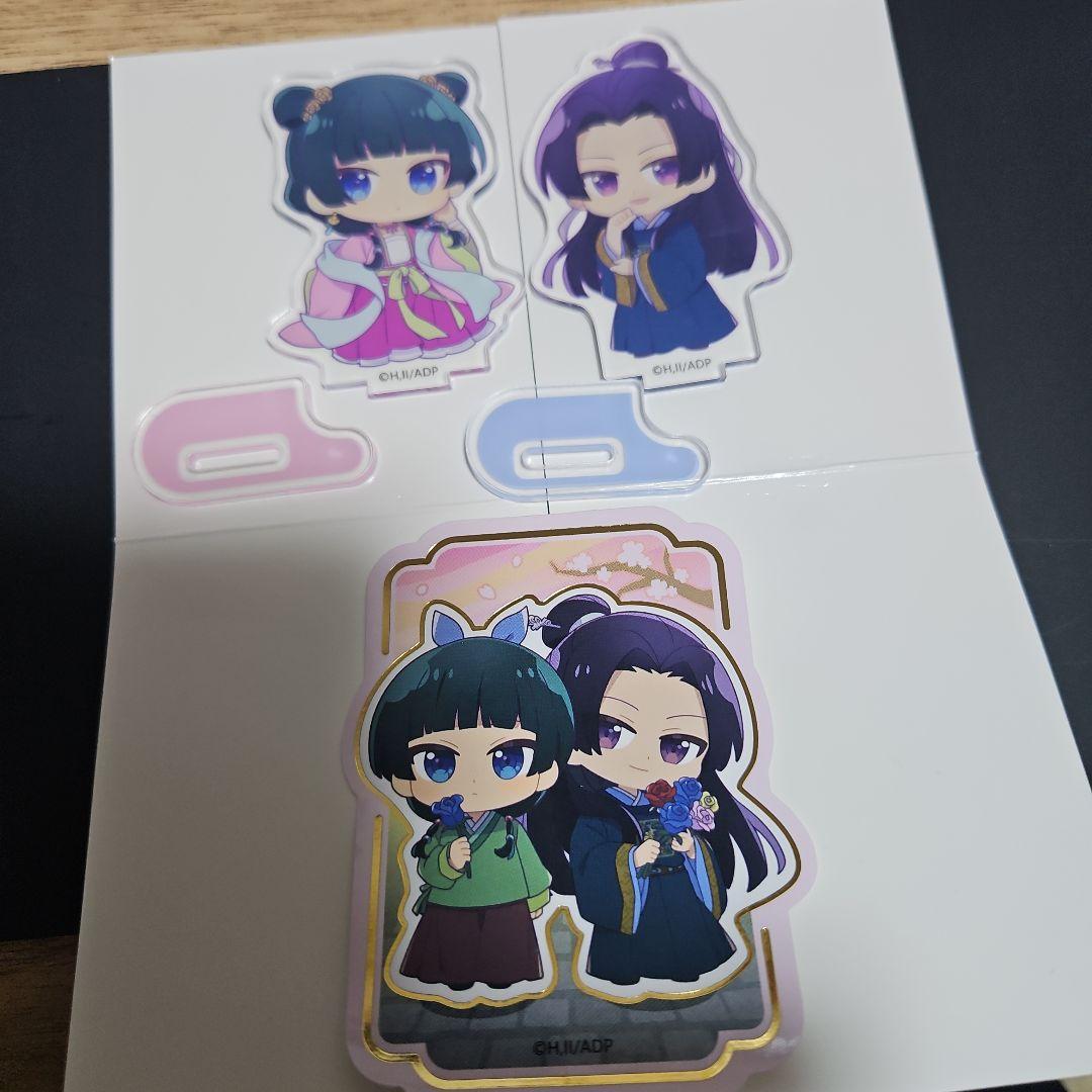 薬屋のひとりごと セリア アクスタ＆ダイカットステッカー