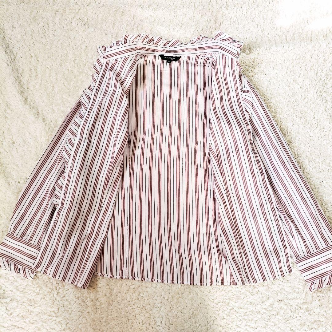 BURBERRY LONDON ストライプ フリル ホースロゴ 大きい 46