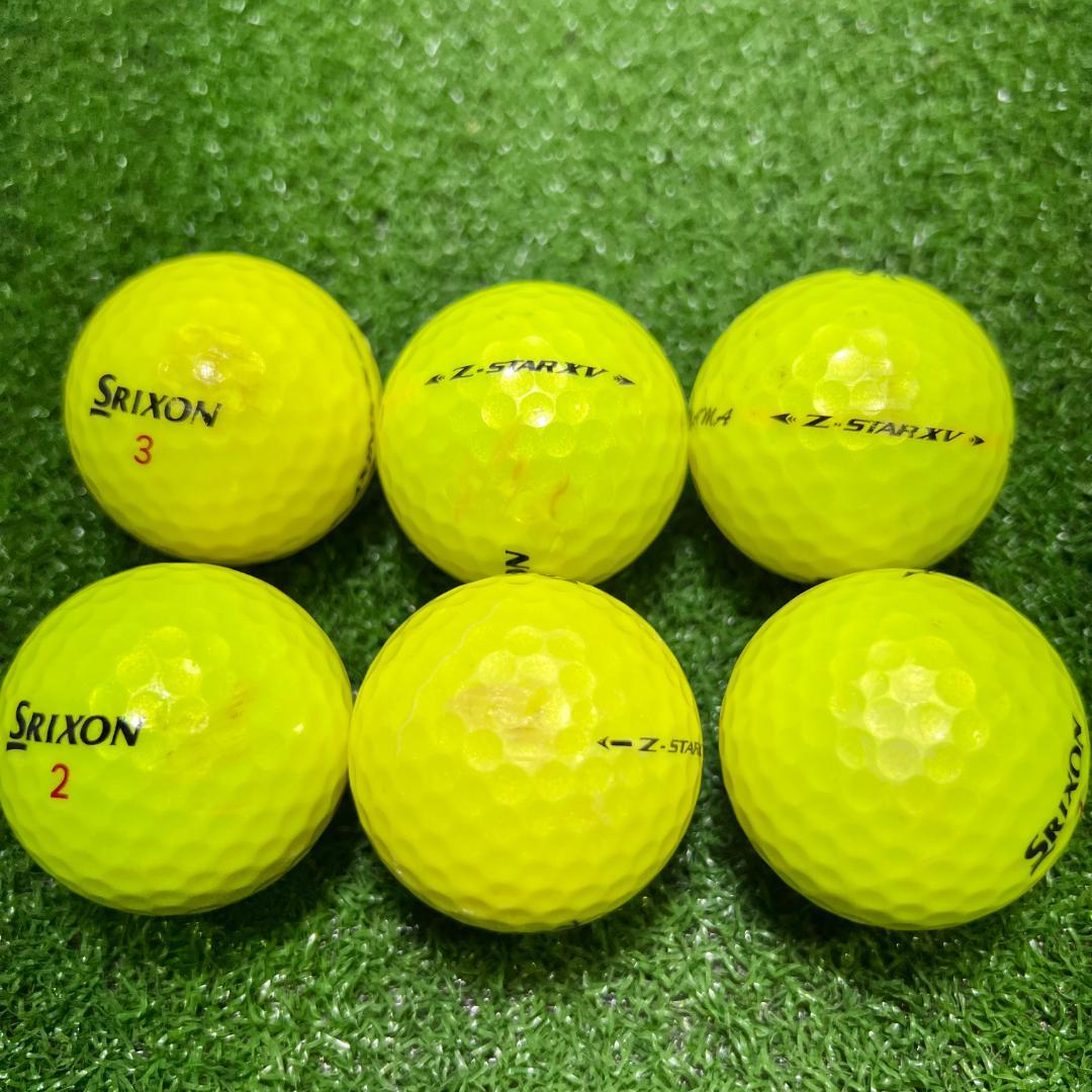 B20】 SRIXON Z-STARXV 黄 年式混合 ロストボール 24球 - メルカリ