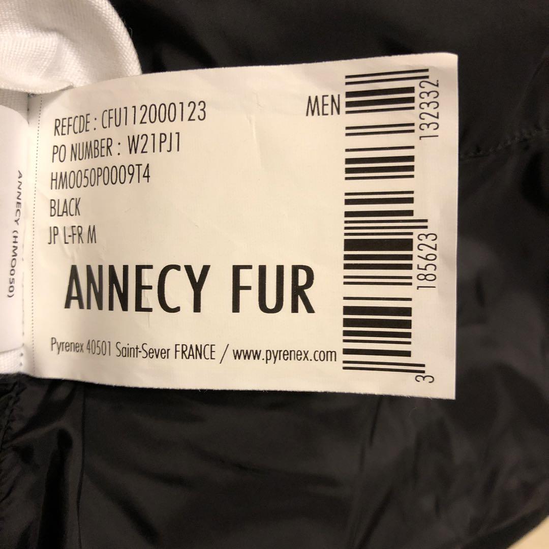 【未使用品】ピレネックス .アヌシー.メンズLブラック国内正規品