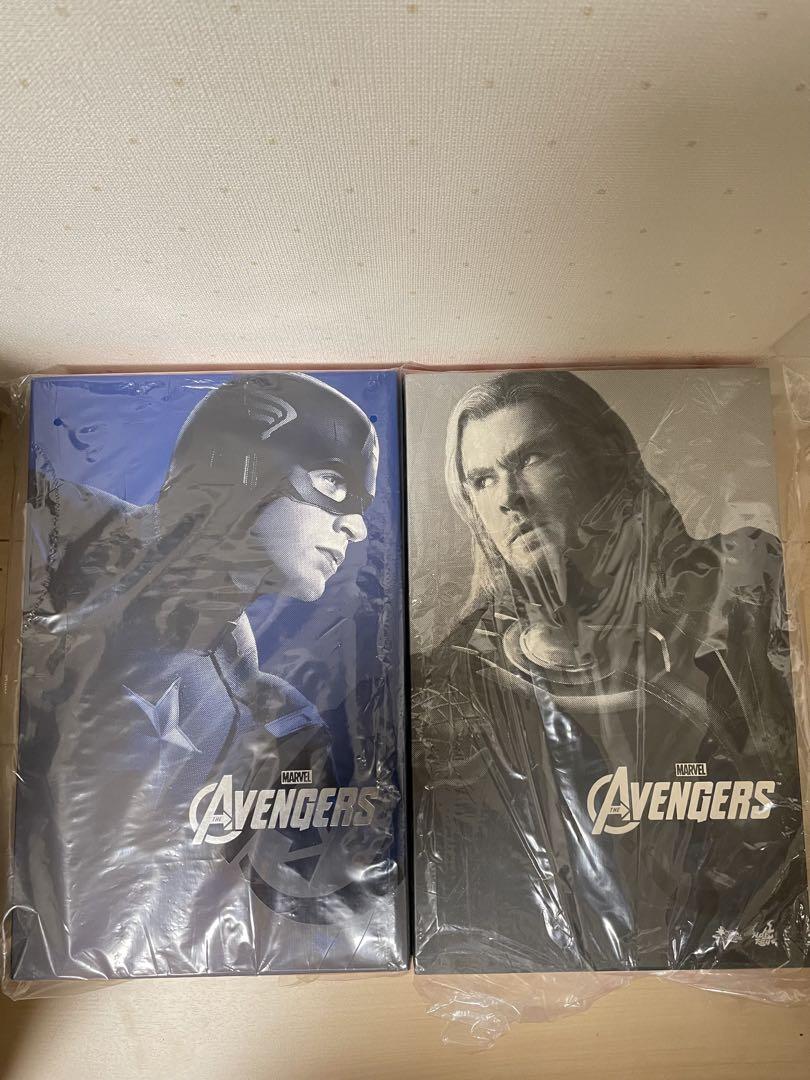 ホットトイズ　アベンジャーズ　キャプテンアメリカ　ソー　2体セット