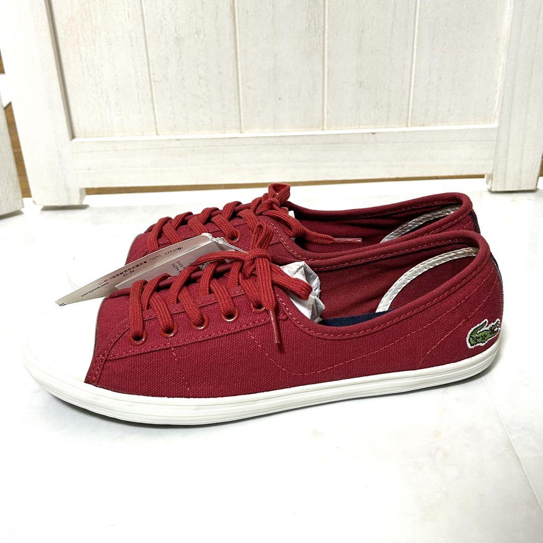 新品 タグ付 LACOSTE ラコステ ジアン CRT スニーカー 22.5cm
