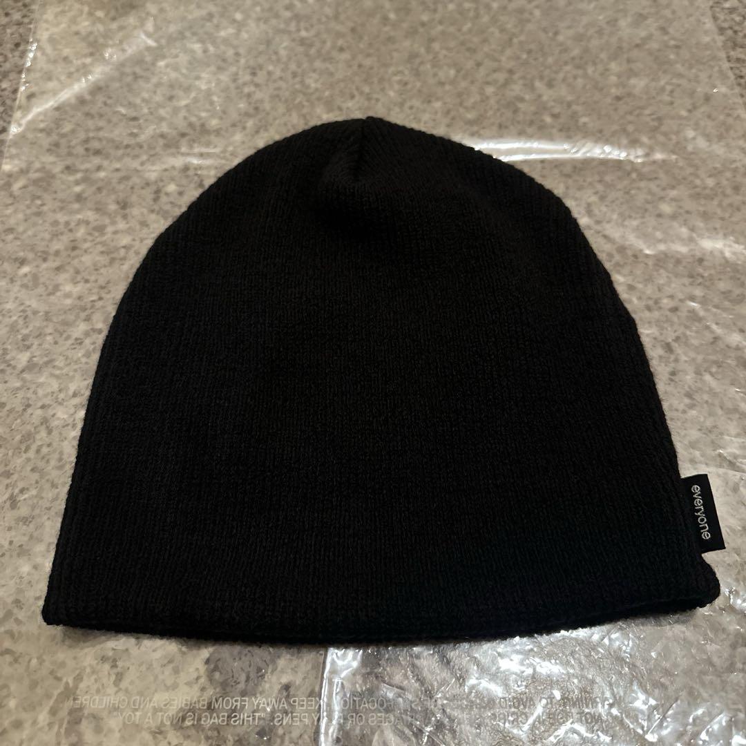 帽子 everyone acrylic beanie (BLACK)