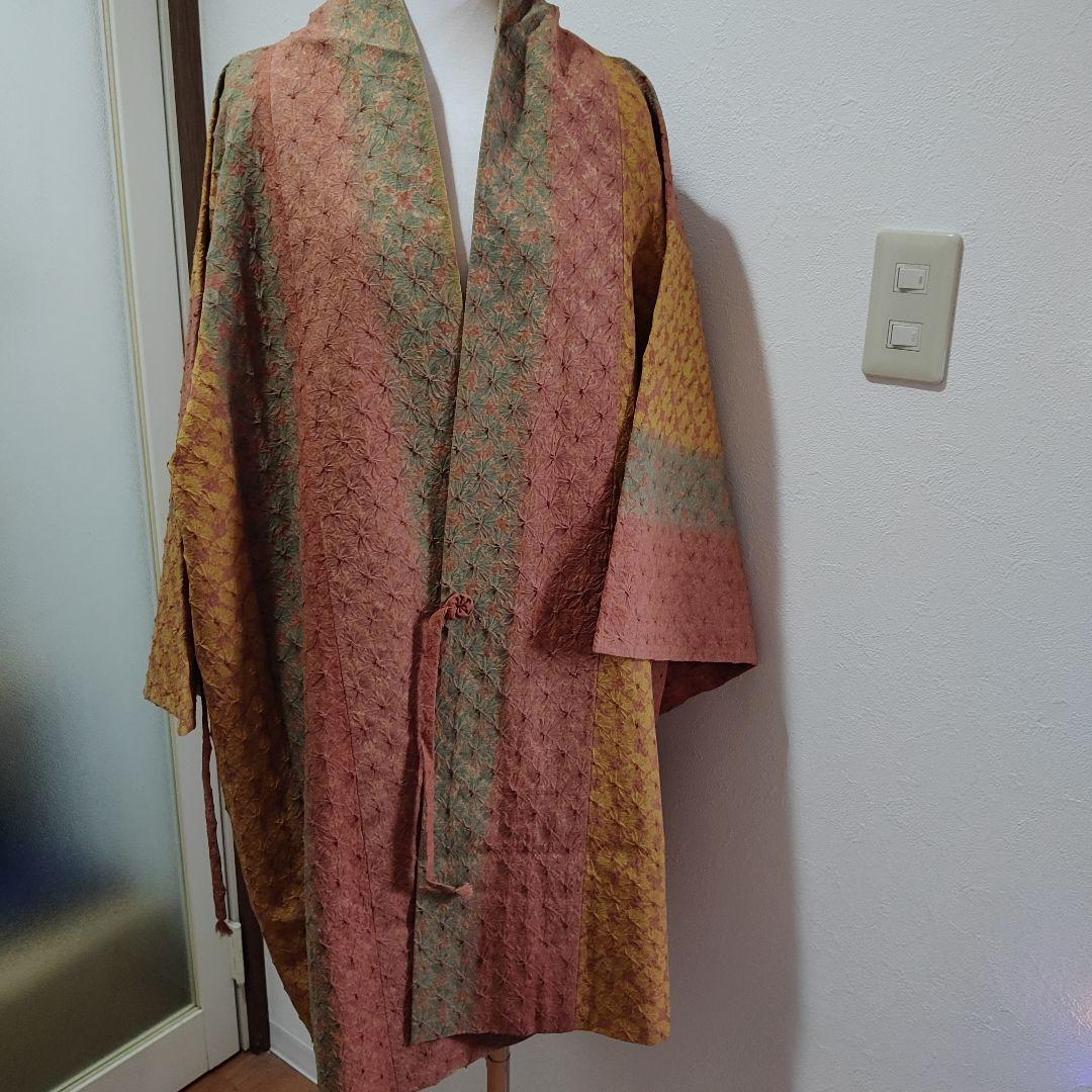 絞り道中着 正絹目立った傷や汚れなし