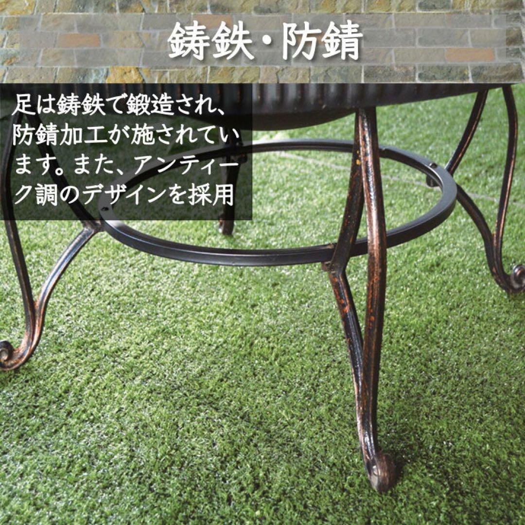 楽天市場】バーベキューコンロ テーブル 囲炉裏 焚き火台 丸形