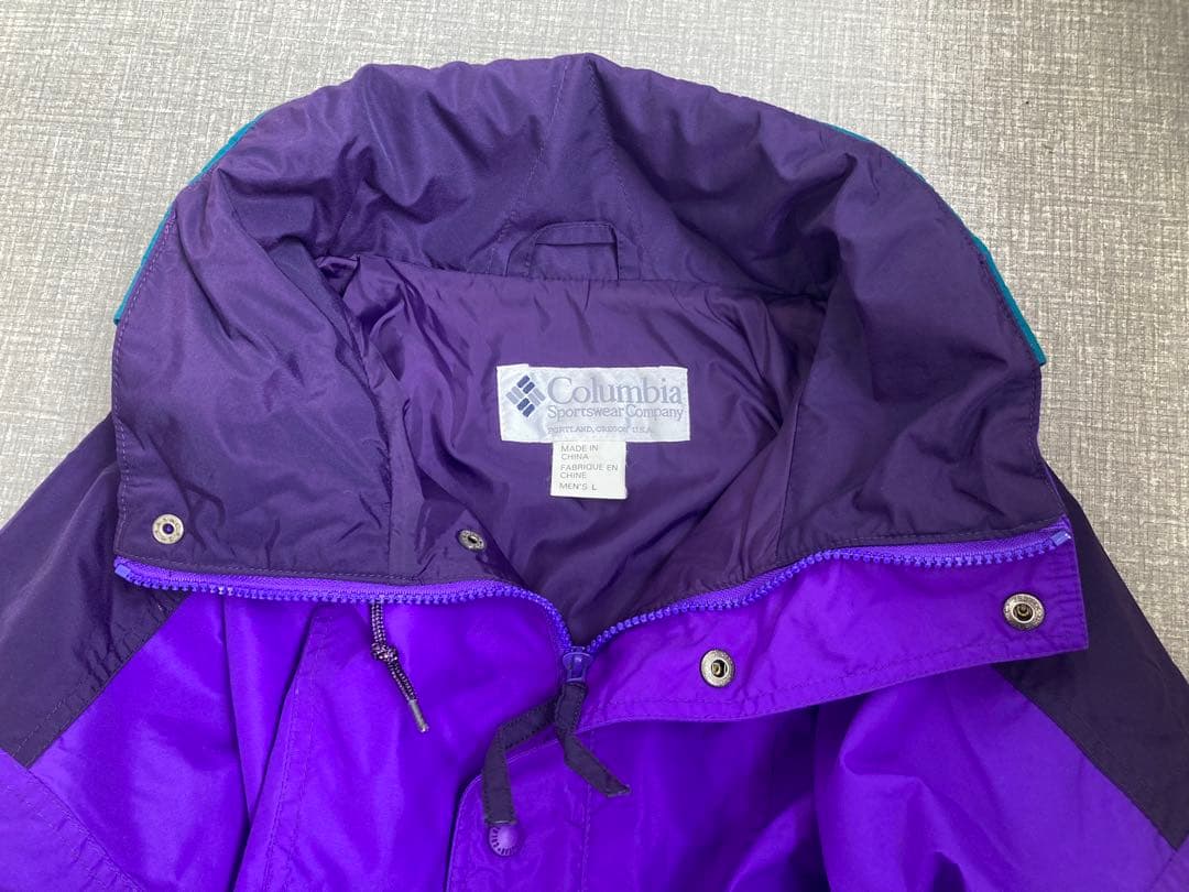 美品 Columbia コロンビア 90s レトロスキージャケット プルオーバー