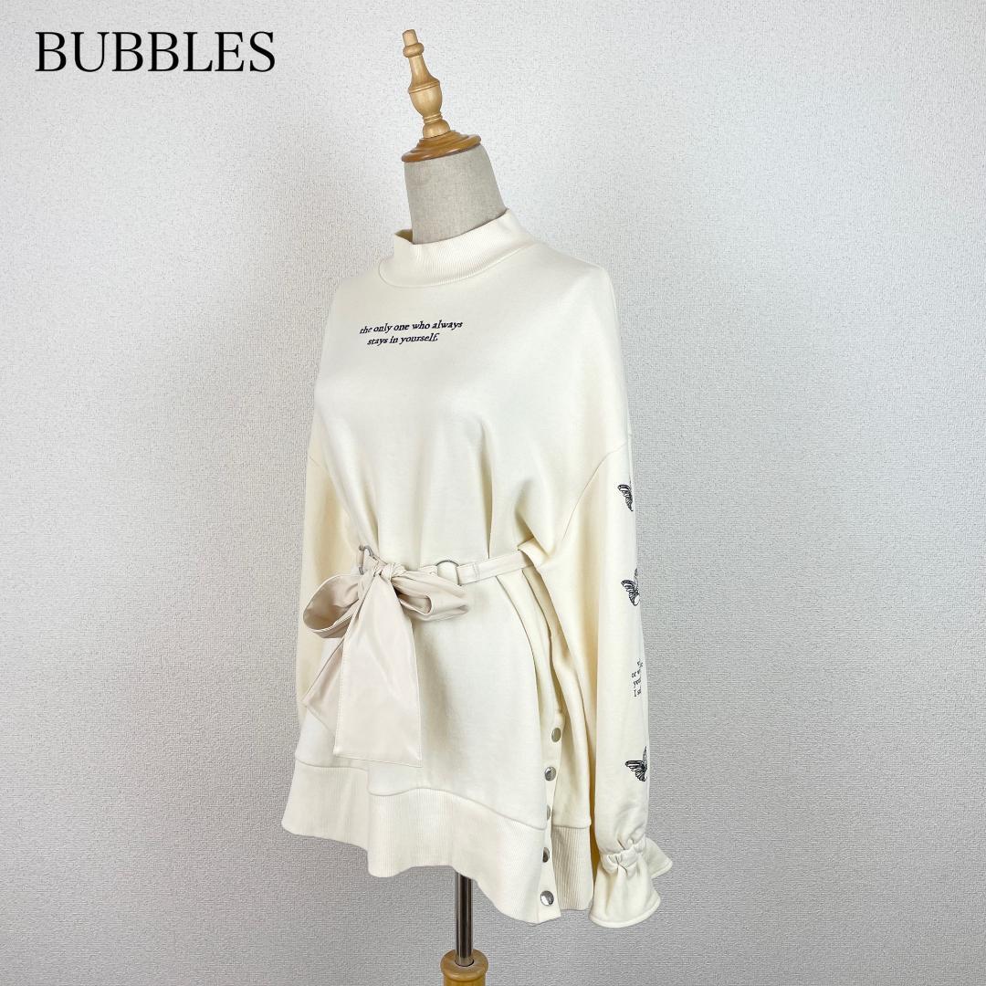 BUBBLES レザーベルト 天使 トレーナー チュニック