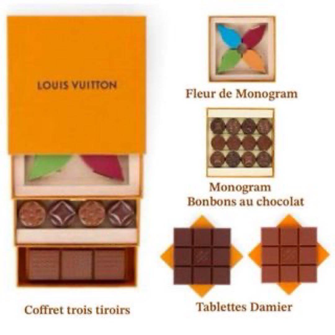 限定パリLOUIS VUITTON ルイヴィトンボックスチョコレート