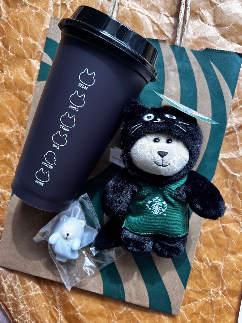 スターバックス ハロウィン2025 リユーザブルカップセット べアリスタMini