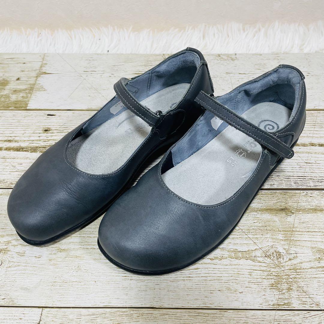 naot ストラップシューズ　REKA / グレー 36 23㎝　牛革