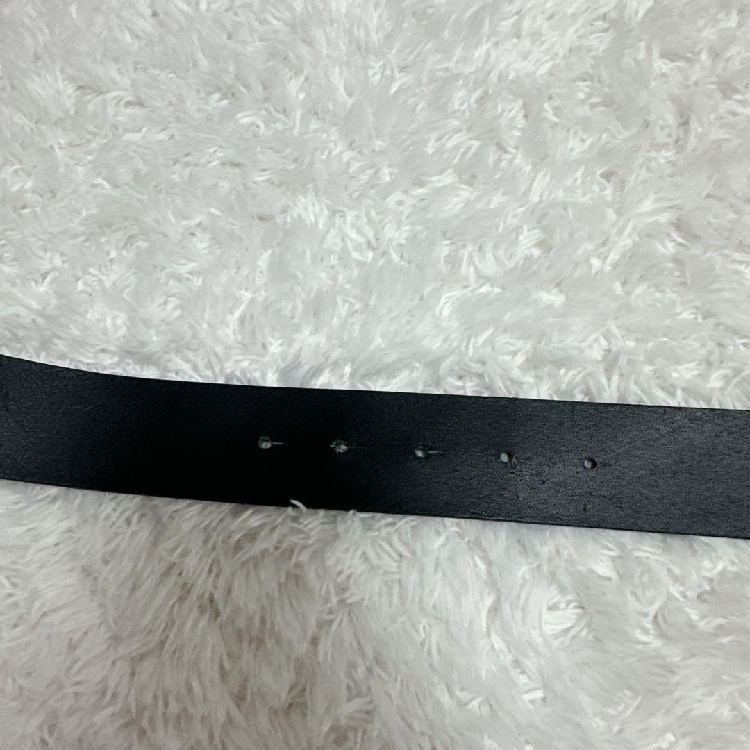 【極美品】DIESEL ブラックレザー ベルト